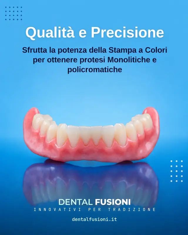 Il service di stampa 3D monolitica multicolore - Dental Fusioni